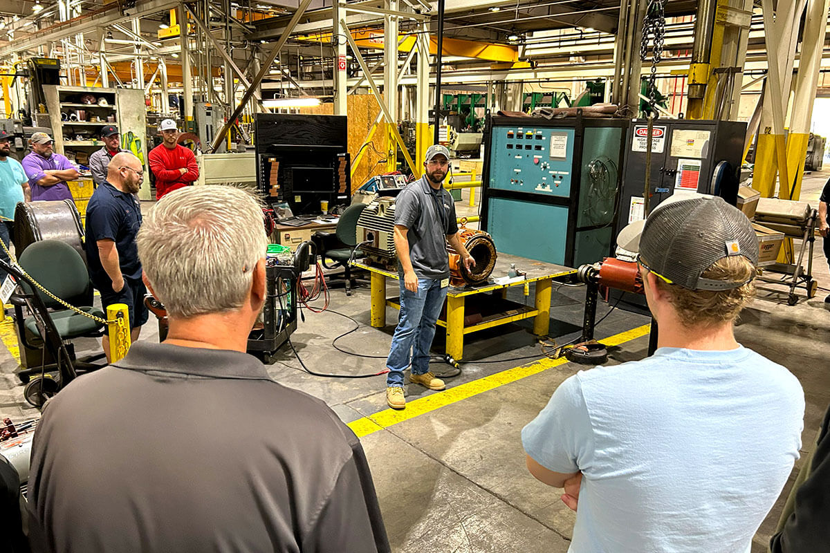 Motor training course in Princeton West Virginia at Smith Services facility