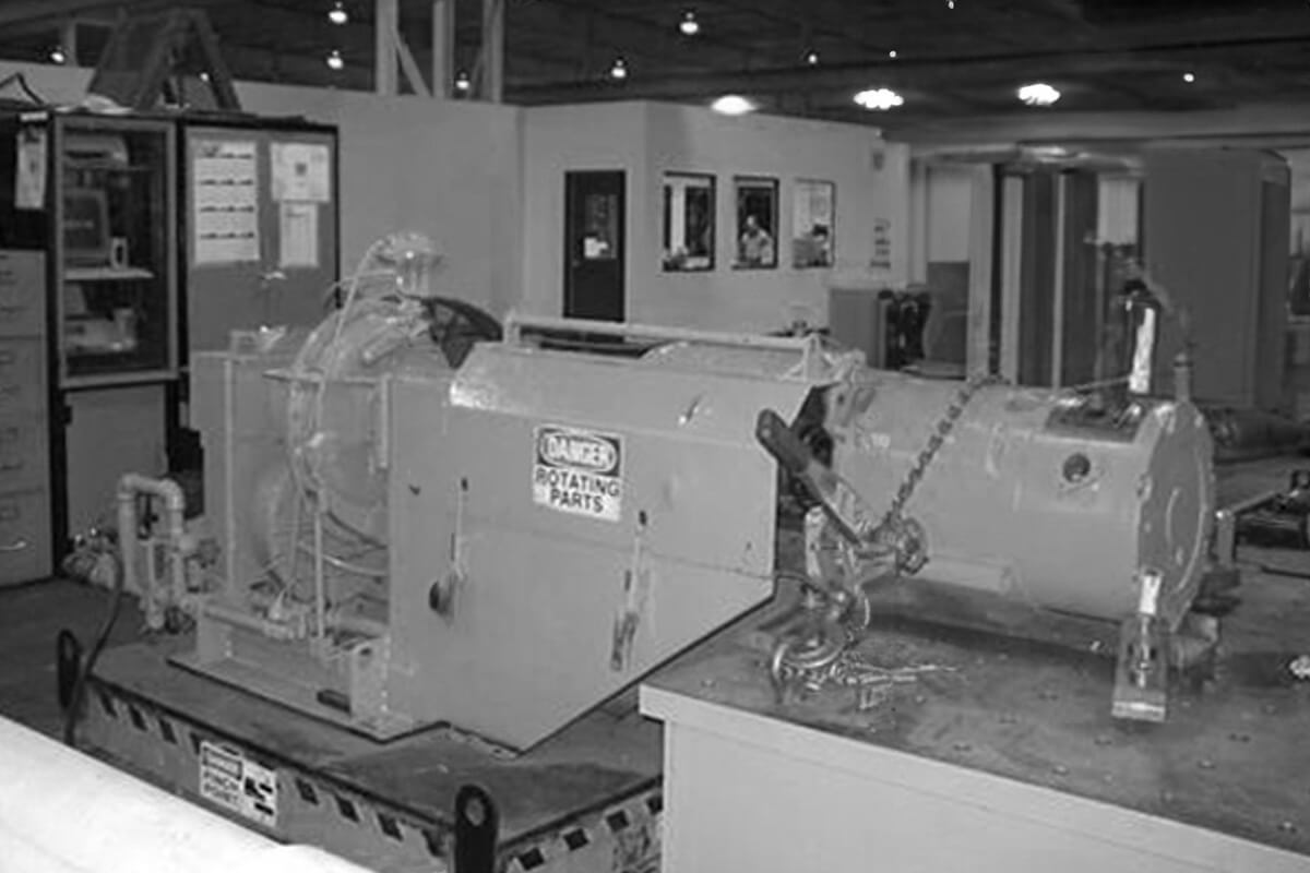 old Smith Services shop image of a repaired motor