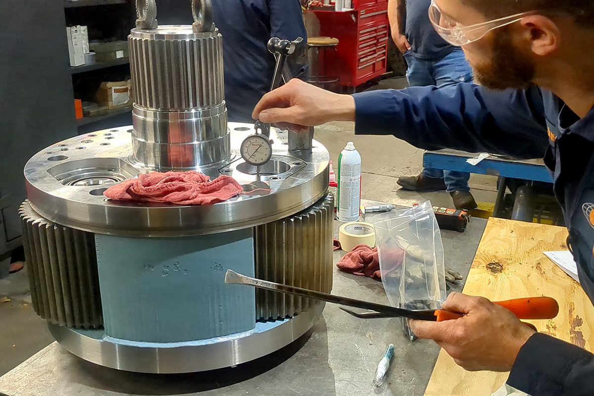 Smith Services gearbox repair and inspection