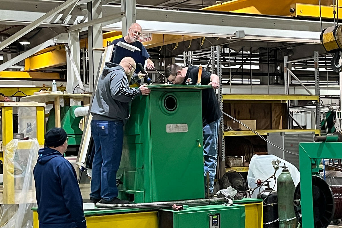 Smith Services electric motor storage facility in Princeton West Virginia