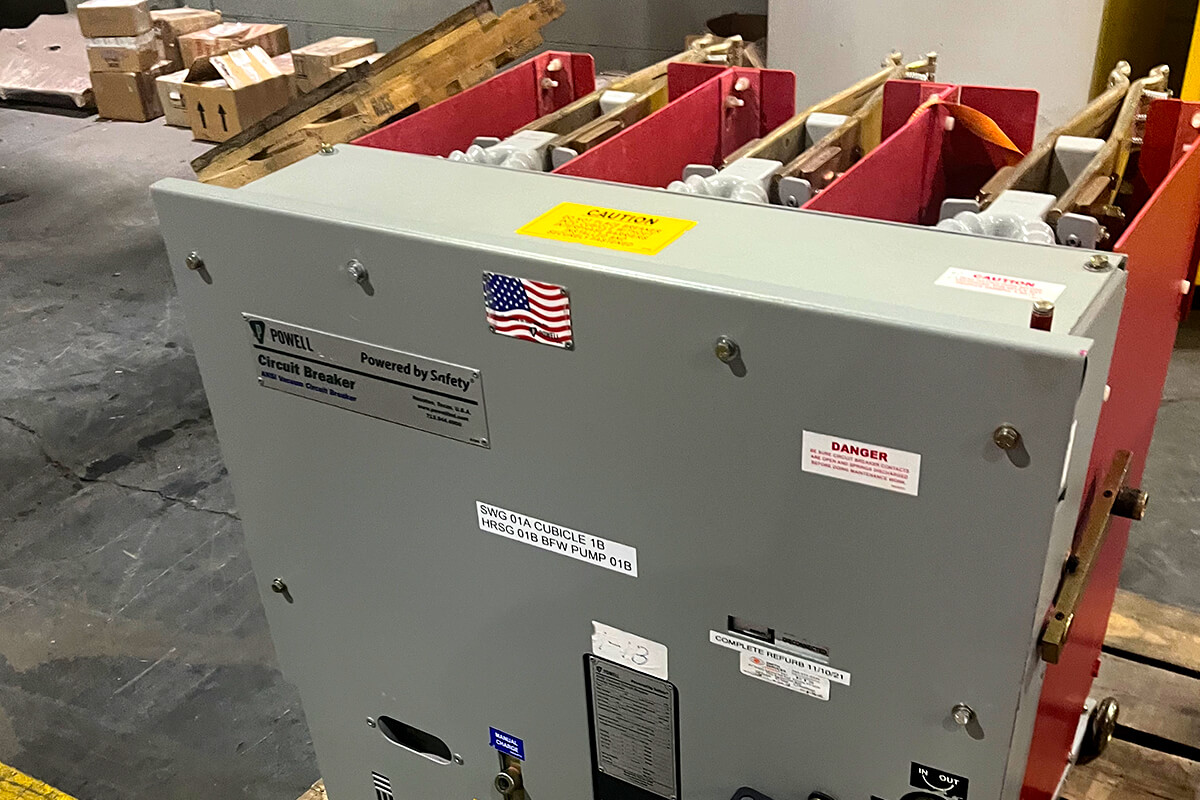 completed switchgear maintenance